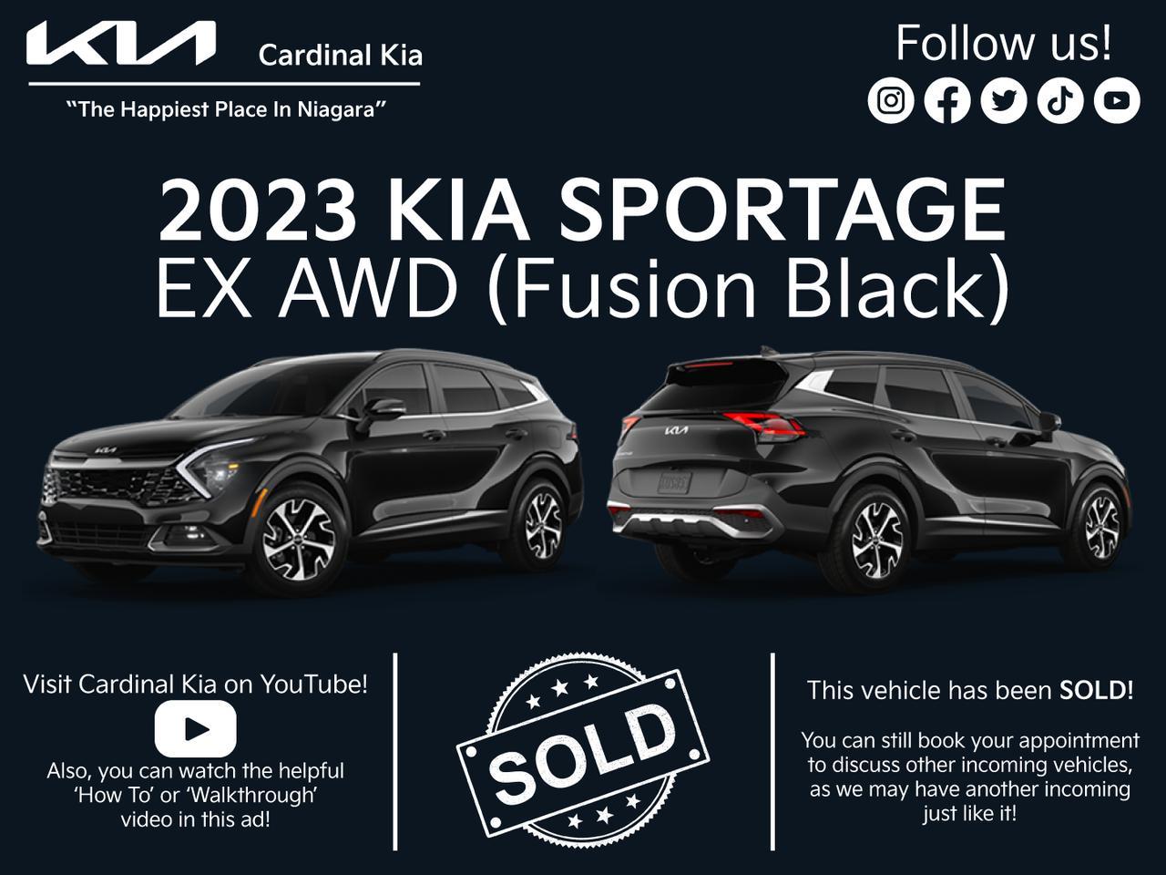 New 2023 Kia Sportage EX for sale in Niagara Falls, ON