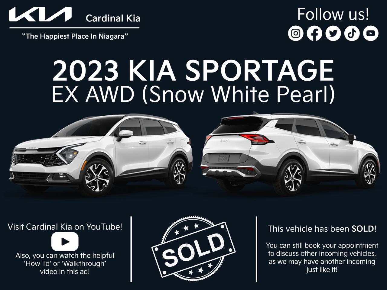 New 2023 Kia Sportage EX for sale in Niagara Falls, ON