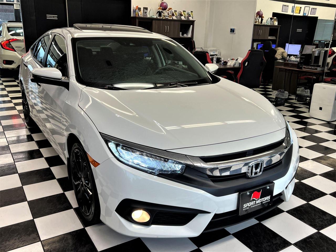2016 Honda Civic TOURING+LEATHER+ROOF+New Tires & Rims+CLEAN CARFAX - Photo #5