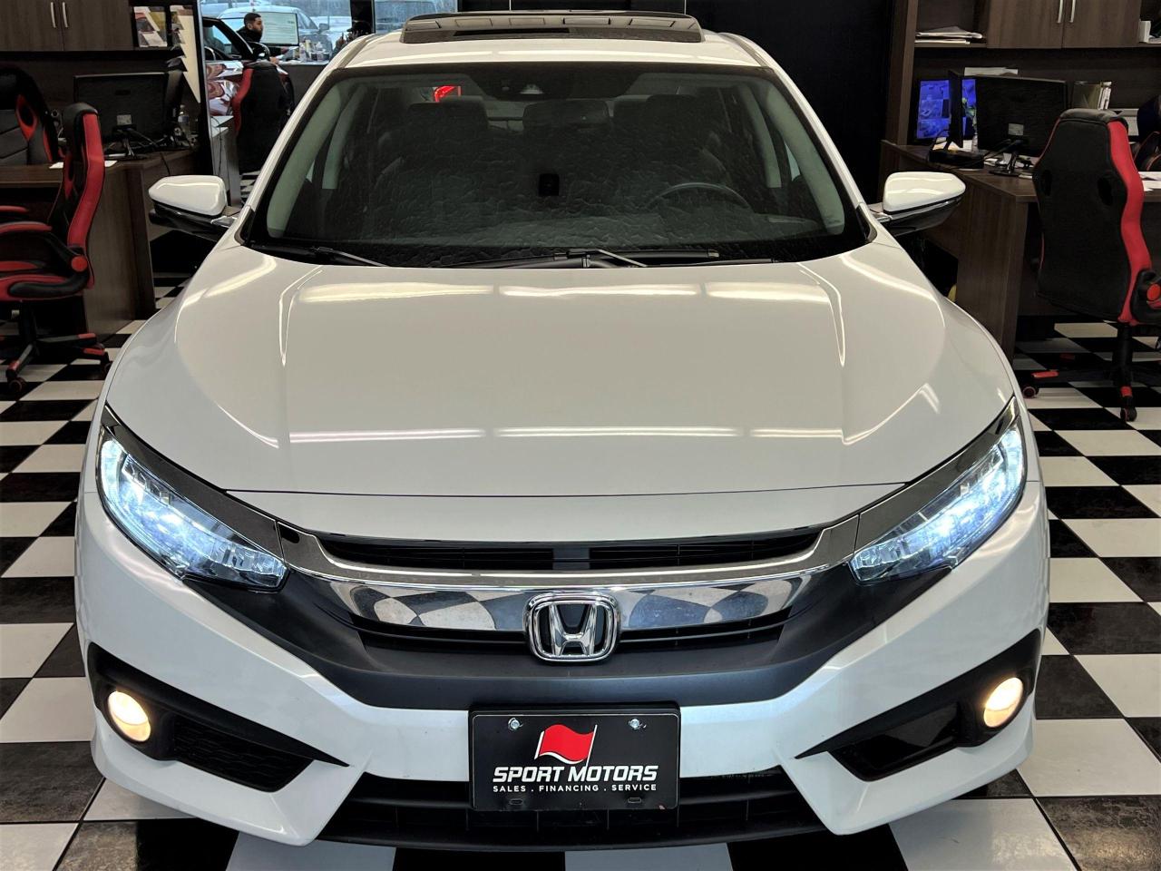 2016 Honda Civic TOURING+LEATHER+ROOF+New Tires & Rims+CLEAN CARFAX - Photo #6