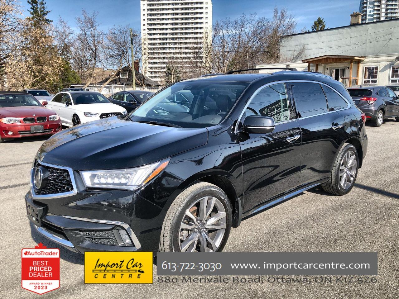 Used 2020 Acura MDX Elite REAR DVD NAVI  BLIS  ROOF  LEATHER for sale in Ottawa, ON