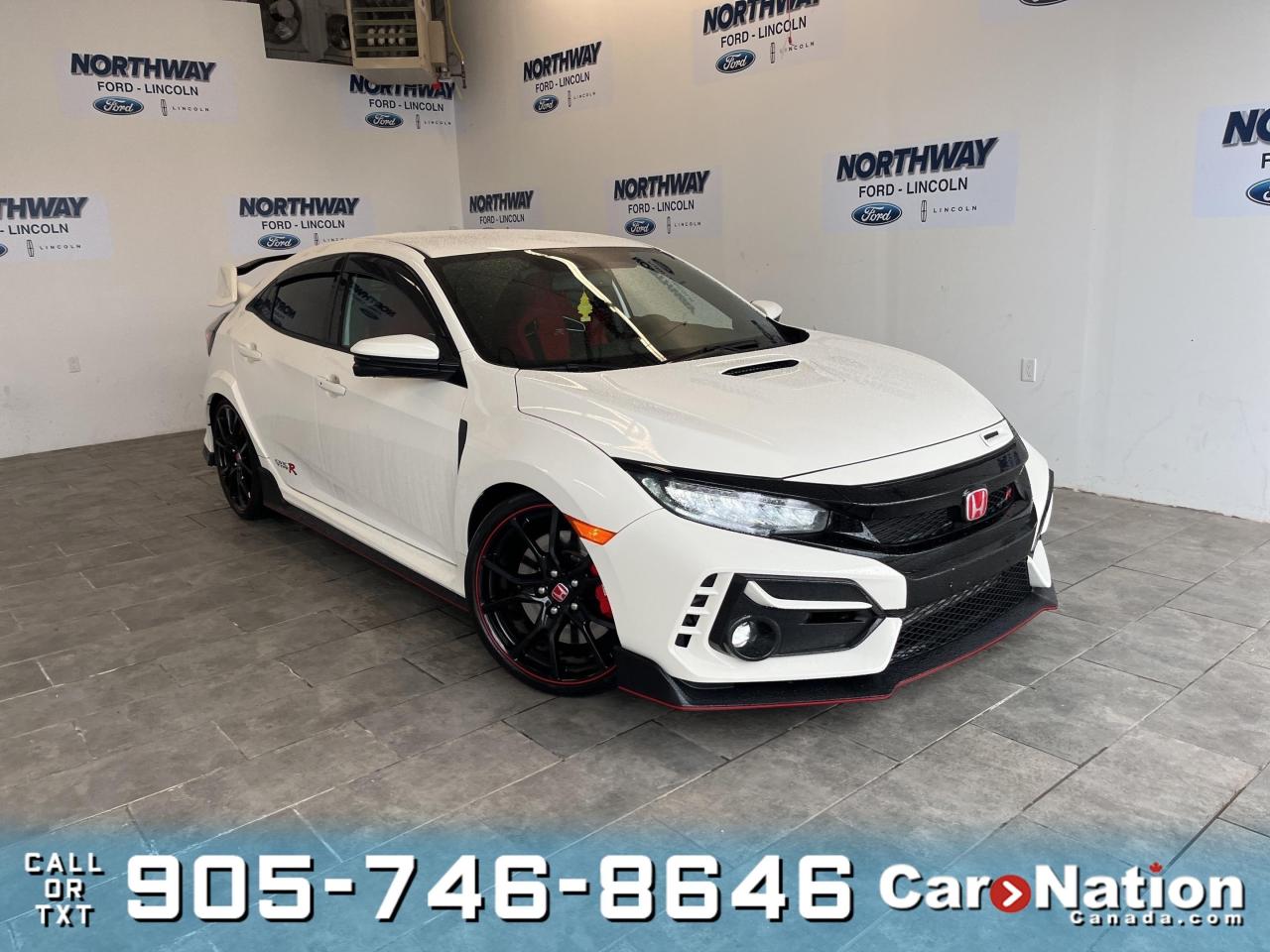 Used 2020 Honda Civic Type R 6 SPEED M/T | NAVIGATION | 306HP | NEW CAR TRADE! for sale in Brantford, ON