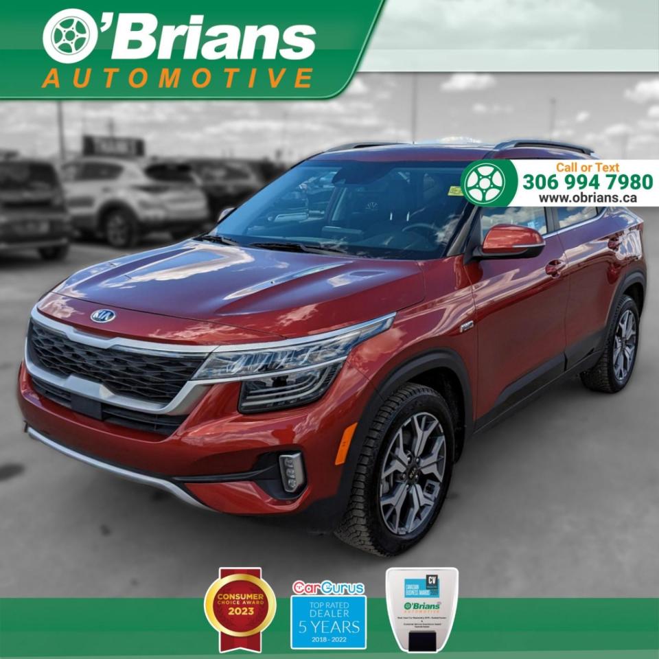 Used 2021 Kia Seltos EX - Accident Free! w/Manufacturer Warranty, AWD for sale in Saskatoon, SK