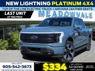 New 2023 Ford F-150 Lightning Platinum for sale in Mississauga, ON