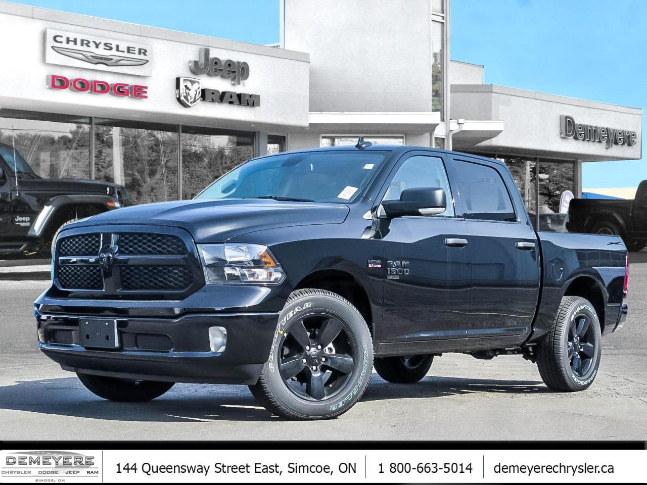 New 2023 RAM 1500 Classic SLT | BLK APPEARANCE PKG | NAV | HEATED SEATS for sale in Simcoe, ON