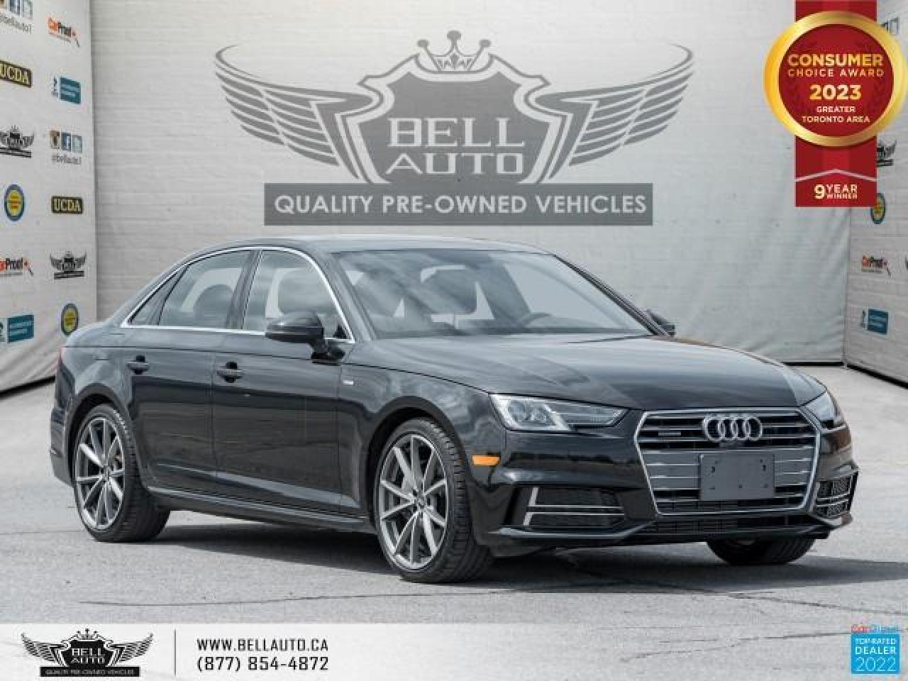 2017 Audi A4 PremiumPlus, S-Line, Navi, SunRoof, NoAccident, BackUpCam, LeatherInt, DualShiftMode  Photo32