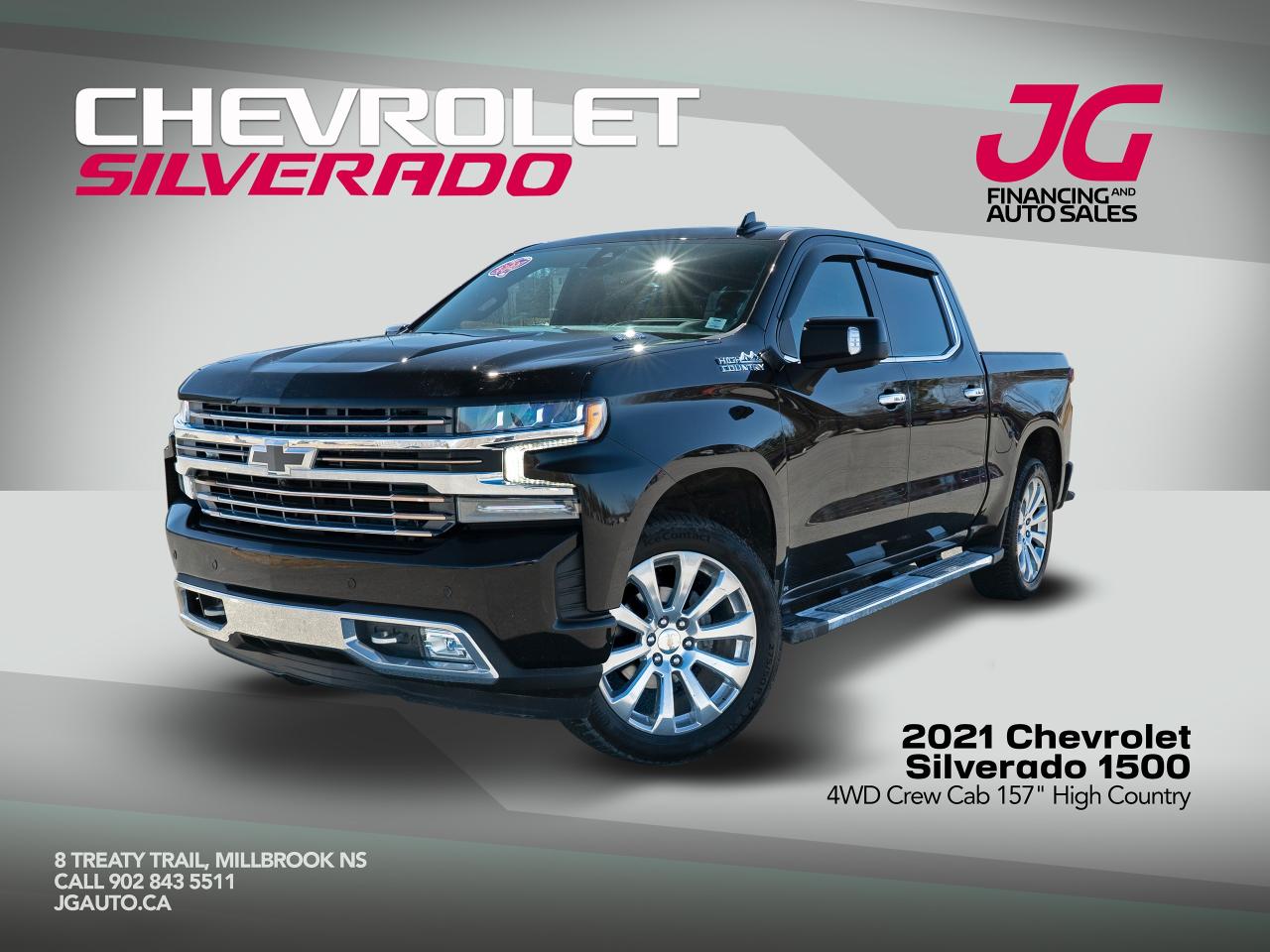 2021 Chevrolet Silverado 1500 4WD Crew Cab 157" High Country