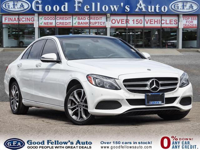 2018 Mercedes-Benz C-Class 4MATIC, LEATHER SEATS, PANORAMIC ROOF, NAVIGATION, Photo1