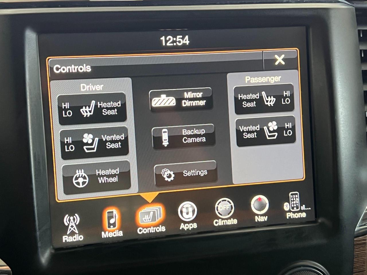 2017 RAM 1500 Laramie 3L V6 Diesel+Cooled Leather+CLEAN CARFAX Photo110