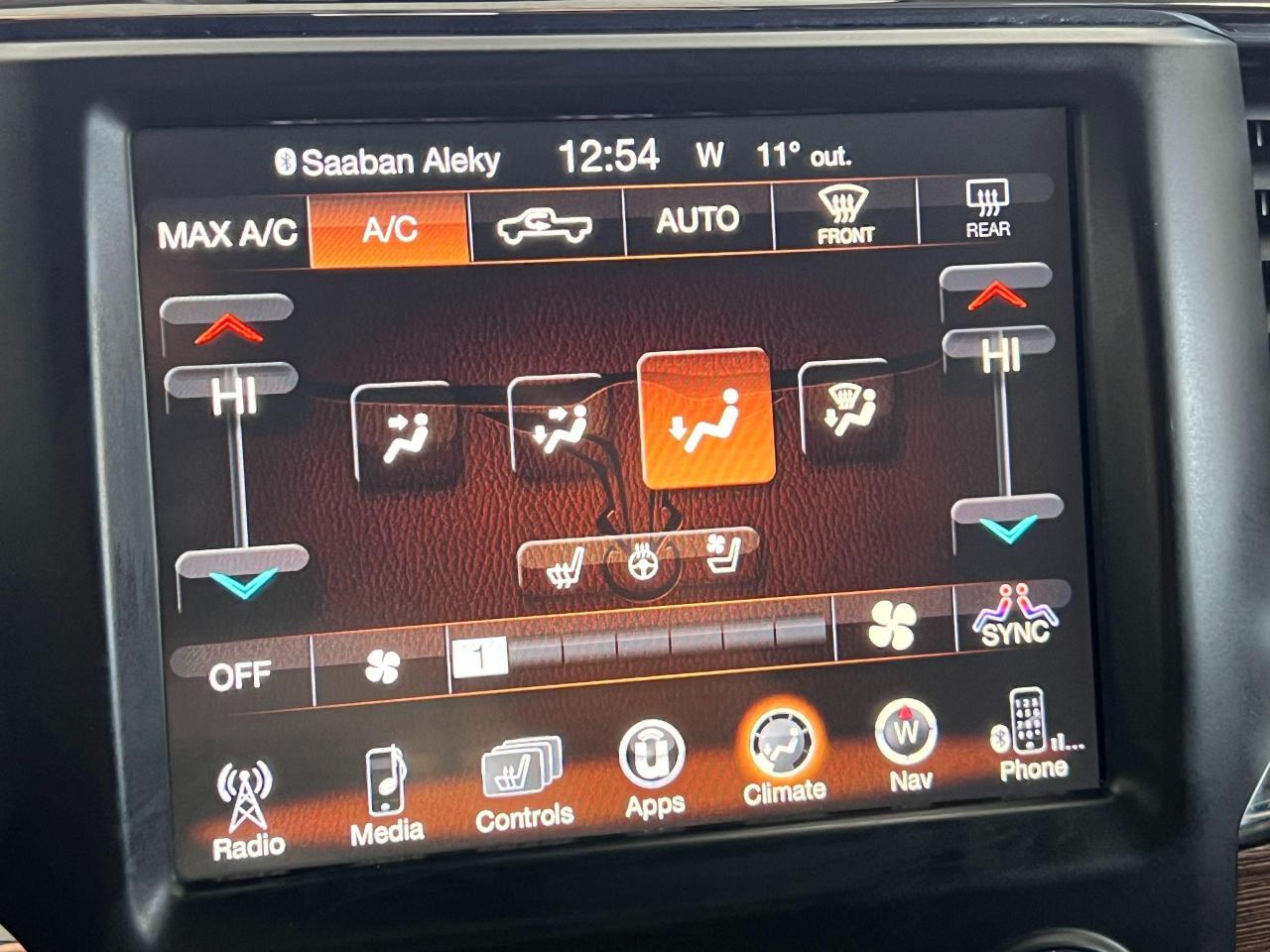 2017 RAM 1500 Laramie 3L V6 Diesel+Cooled Leather+CLEAN CARFAX - Photo #38