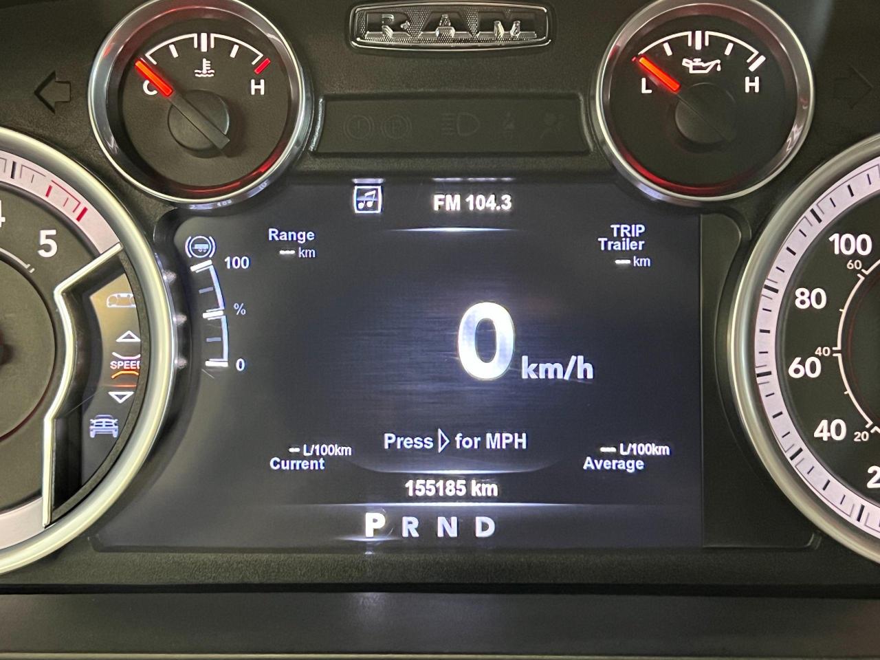 2017 RAM 1500 Laramie 3L V6 Diesel+Cooled Leather+CLEAN CARFAX Photo136