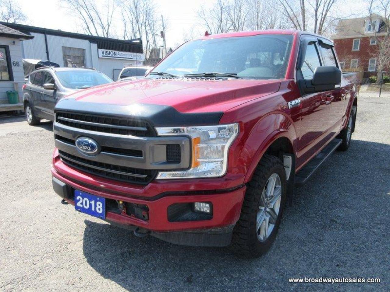 Used 2018 Ford F-150 GREAT VALUE XLT-MODEL 5 PASSENGER 5.0L - V8.. 4X4.. CREW-CAB.. SHORTY.. NAVIGATION.. HEATED SEATS.. POWER PEDALS.. BACK-UP CAMERA.. BLUETOOTH.. for sale in Bradford, ON