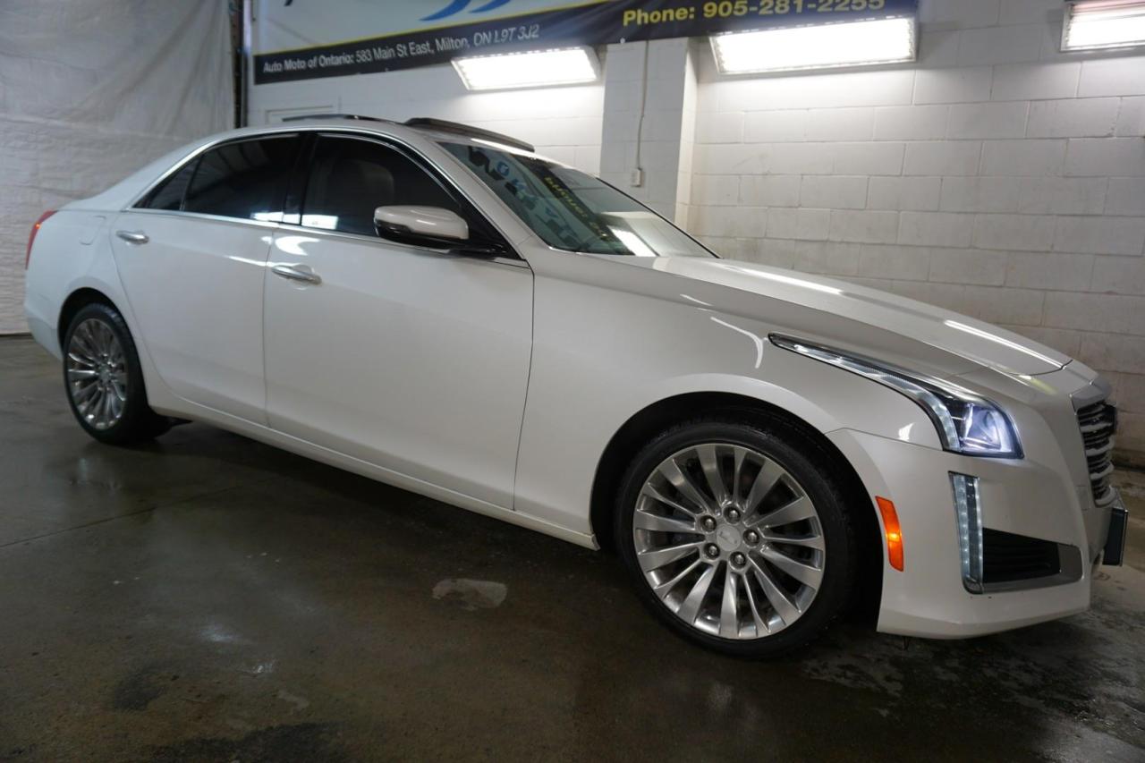 Used 2015 Cadillac CTS LUXURY AWD *FREE ACCIDENT* NAVI CAMERA SUNROOF HEAT/COLD SEATS SHIFTERS BLIND SPOT for sale in Milton, ON