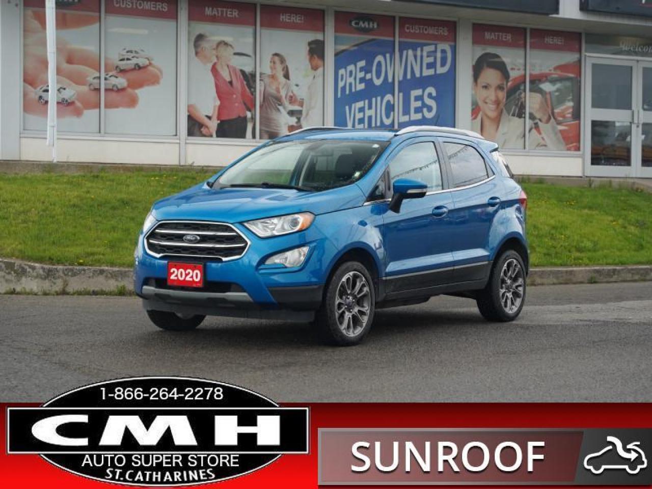 2020 Ford EcoSport Titanium 4WD  NAV CAM RAIN-SENS ROOF