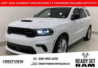 DURANGO R/T AWD Check out this vehicles pictures, features, options and specs, and let us know if you have any questions. Helping find the perfect vehicle FOR YOU is our only priority.P.S...Sometimes texting is easier. Text (or call) 306-994-7040 for fast answers at your fingertips!