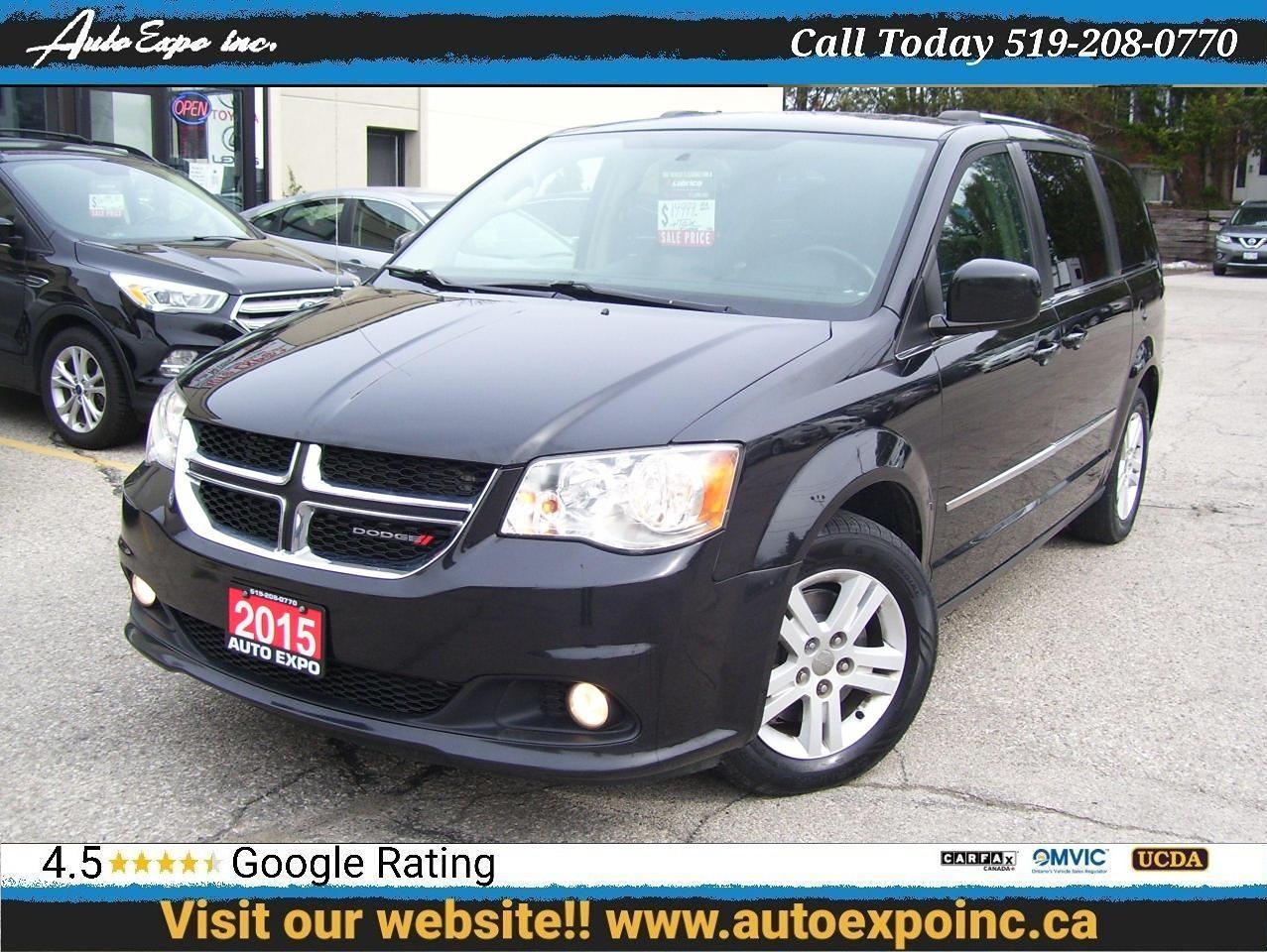 2015 Dodge Grand Caravan CREW PLus,Leather, Sunroof, Bluetooth,Certified,,, - Photo #1