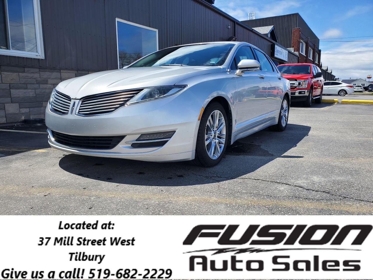 Used 2013 Lincoln MKZ EcoBoost-LEATHER-REMOTE START for sale in Tilbury, ON