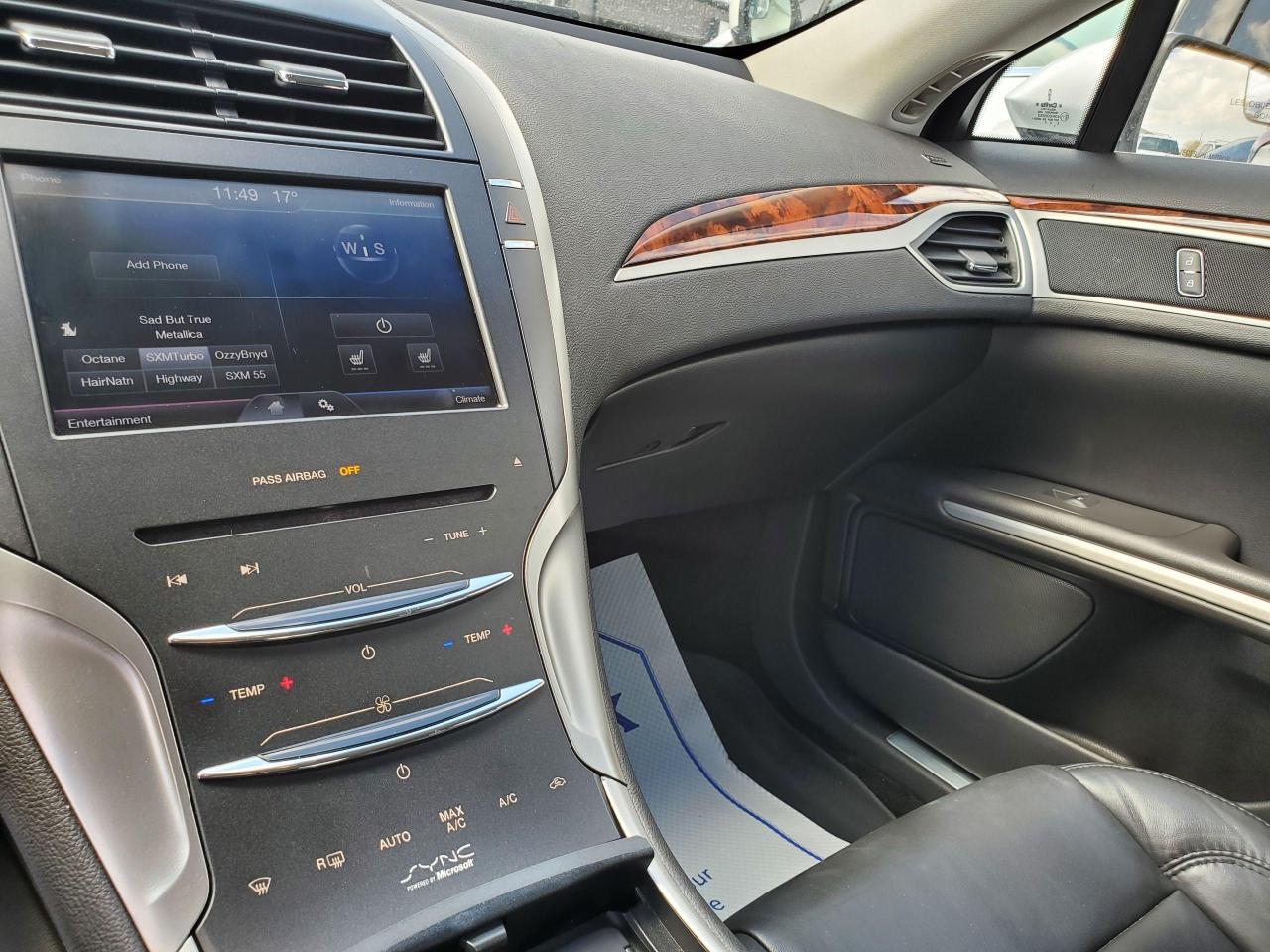 2013 Lincoln MKZ EcoBoost-LEATHER-REMOTE START - Photo #12