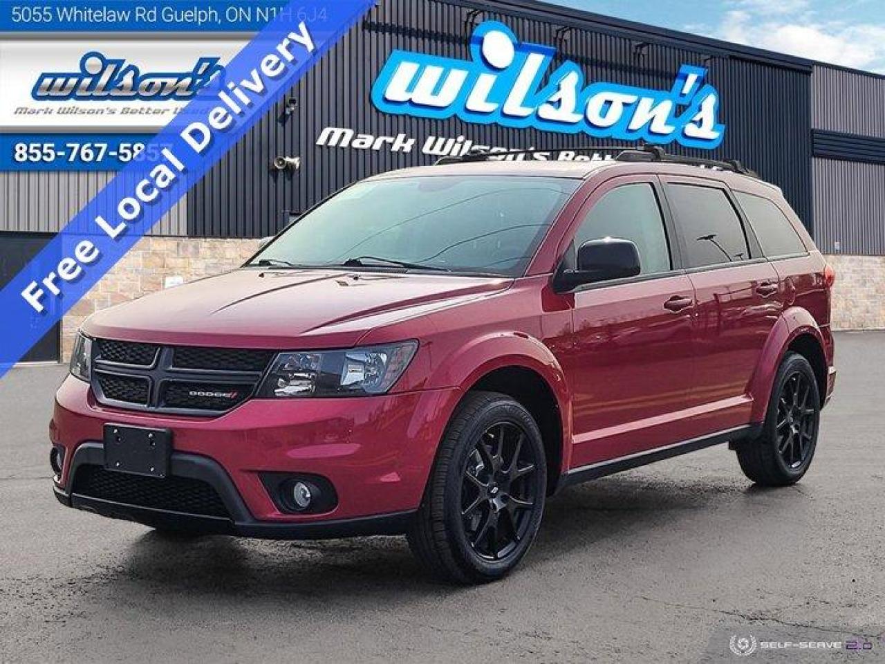 Used 2018 Dodge Journey SXT Blacktop, 3rd Row Seat, Heated Seats, Power Seat, 19