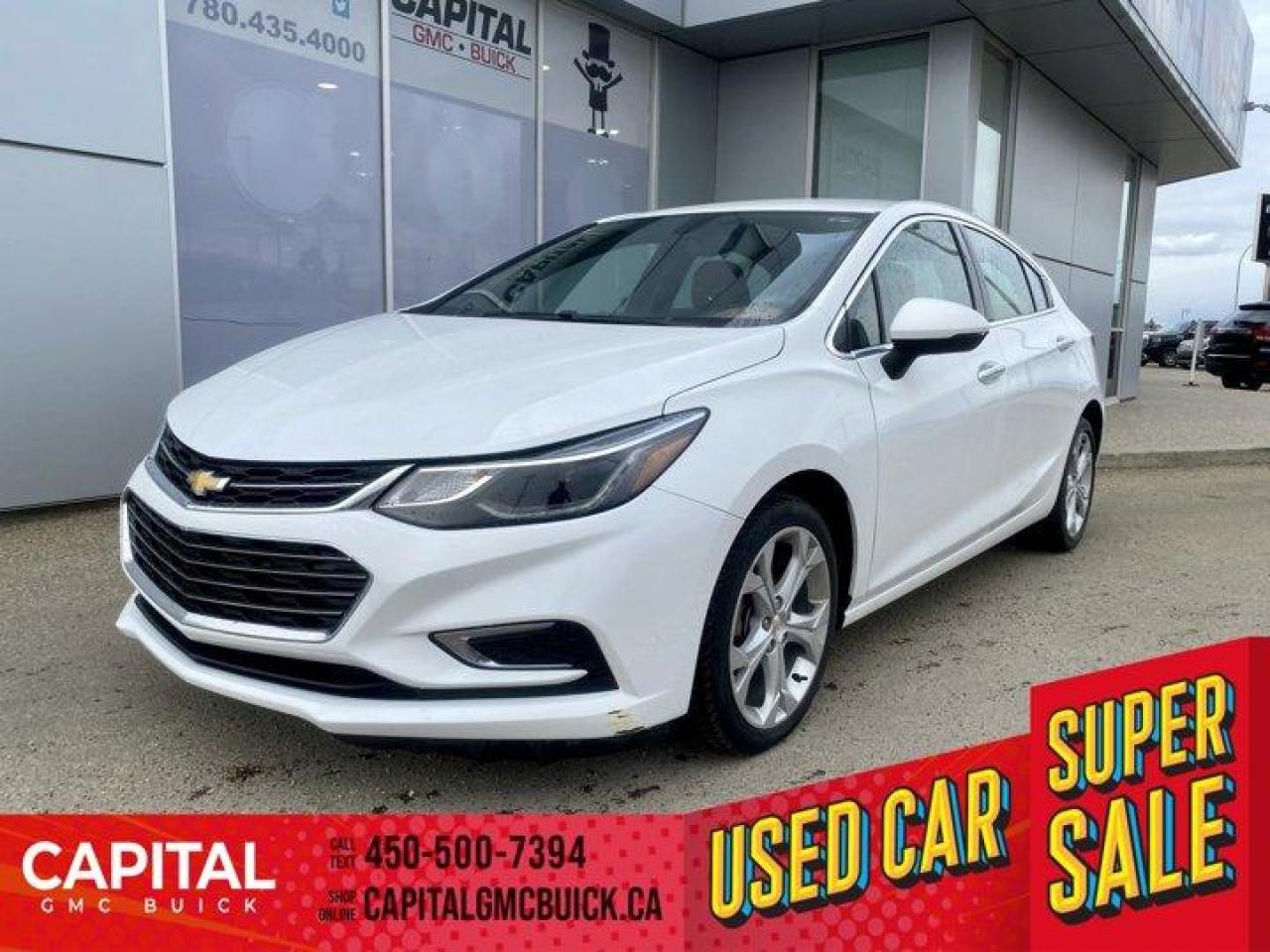 Used 2018 Chevrolet Cruze Premier HB * HEATED STEERING WHEEL * BACK UP CAMERA * KALAHARI LEATHER * for sale in Edmonton, AB