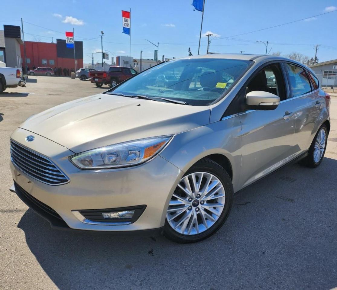 Used 2018 Ford Focus Titanium SUNROOF, REMOTE START, LEATHER INTERIOR, HEATED SEATS, REARVIEW CAMERA for sale in Saskatoon, SK