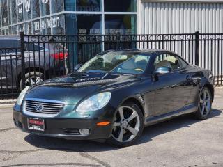 <p>ABSOLUTELY GORGEOUS LEXUS SC 430 CONVERTIBLE!!</p><p>JUST IN!! SENIOR DRIVEN!! CARFAX VERIFIED!! VERY CLEAN INSIDE AND OUT!! BEAUTIFUL MIDNIGHT PINE PEARL ON FLAWLESS CREAM LEATHER INTERIOR!! VERY SMOOTH AND POWERFUL 4.3L V8 ENGINE! POWER HARD TOP!! ALLOYS WITH BRAND NEW TIRES!!! HEATED SEATS!! KEYLESS ENTRY!! WOOD GRAIN INTERIOR ACCENTS!! SPOILER AND SO MUCH MORE!! THIS CAR MUS BE SEEN AND TEST DRIVEN TO APPRECIATE!! TAKE ADVANTAGE OF OUR VOLUME BASED PRICING TO ENSURE YOU ARE GETTING **THE BEST DEAL IN TOWN**!!! THIS VEHICLE COMES FULLY CERTIFIED WITH A SAFETY CERTIFICATE AT NO EXTRA COST! WE GUARANTEE ALL VEHICLES! WE WELCOME YOUR MECHANICS APPROVAL PRIOR TO PURCHASE ON ALL OUR VEHICLES! EXTENDED WARRANTIES AVAILABLE ON ALL VEHICLES!</p><p>COLISEUM AUTO SALES PROUDLY SERVING THE CUSTOMERS FOR OVER 23 YEARS! NOW WITH 2 LOCATIONS TO SERVE YOU BETTER. COME IN FOR A TEST DRIVE TODAY!<br>FOR ALL FAMILY LUXURY VEHICLES..SUVS..AND SEDANS PLEASE VISIT....</p><p>COLISEUM AUTO SALES ON WESTON<br>301 WESTON ROAD<br>TORONTO, ON M6N 3P1<br>4 1 6 - 7 6 6 - 2 2 7 7</p>