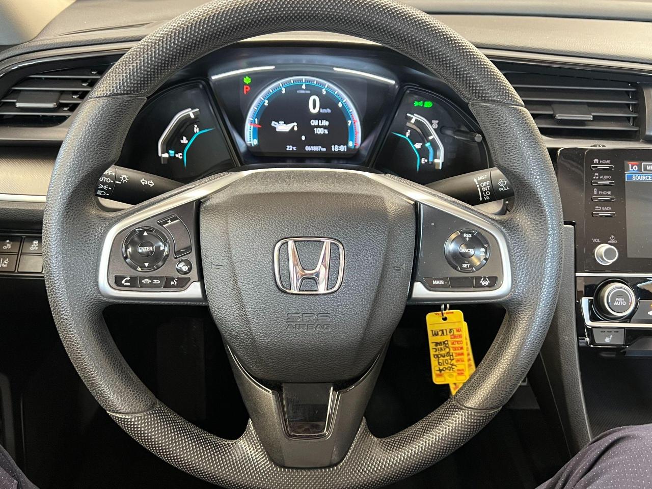 2019 Honda Civic LX+LaneKeep+Adaptive Cruise+ApplePlay+CLEAN CARFAX Photo68