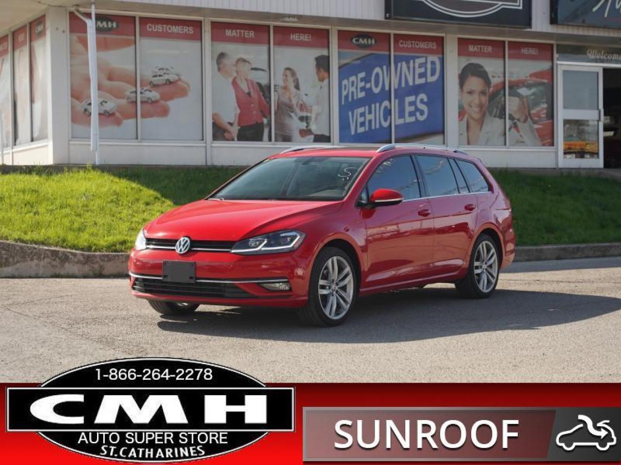 2019 Volkswagen Golf Sportwagen Execline  NAV LEATH ROOF