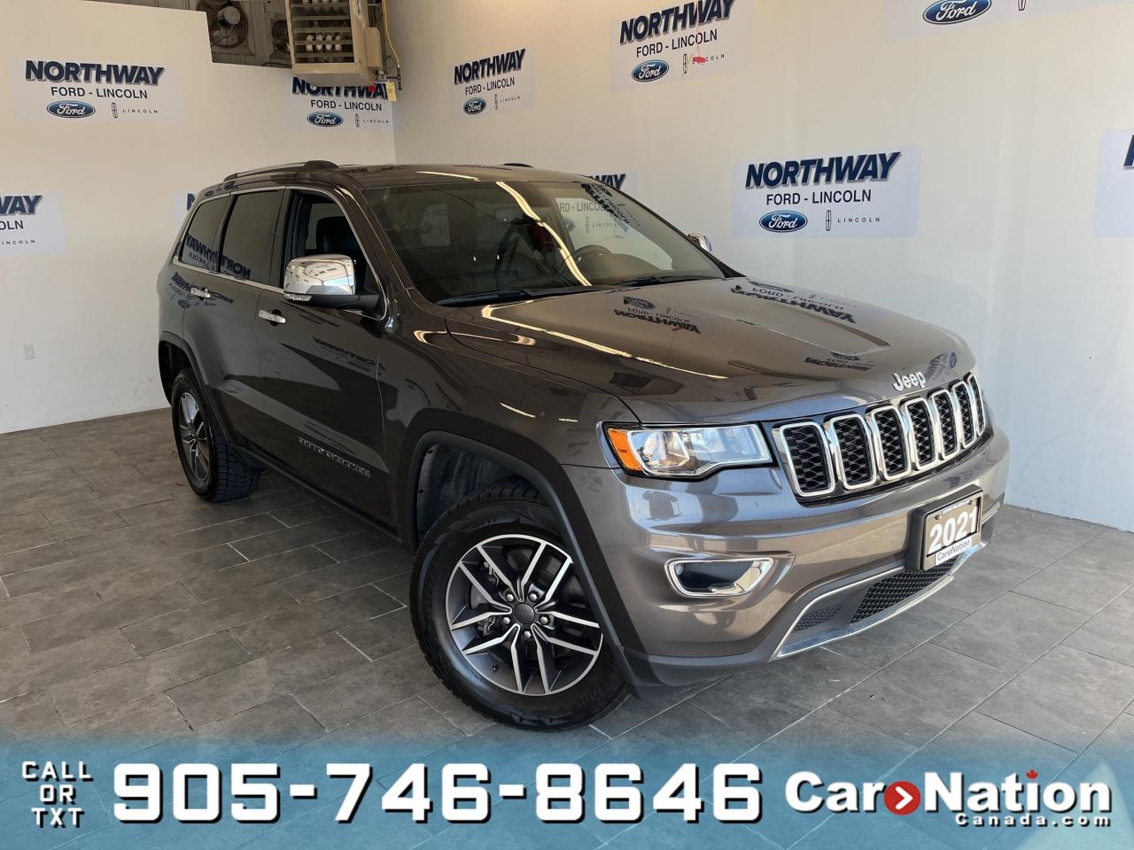 Used 2021 Jeep Grand Cherokee LIMITED | 4X4 | V6 | LEATHER | 8.4'' NAVIGATION for sale in Brantford, ON