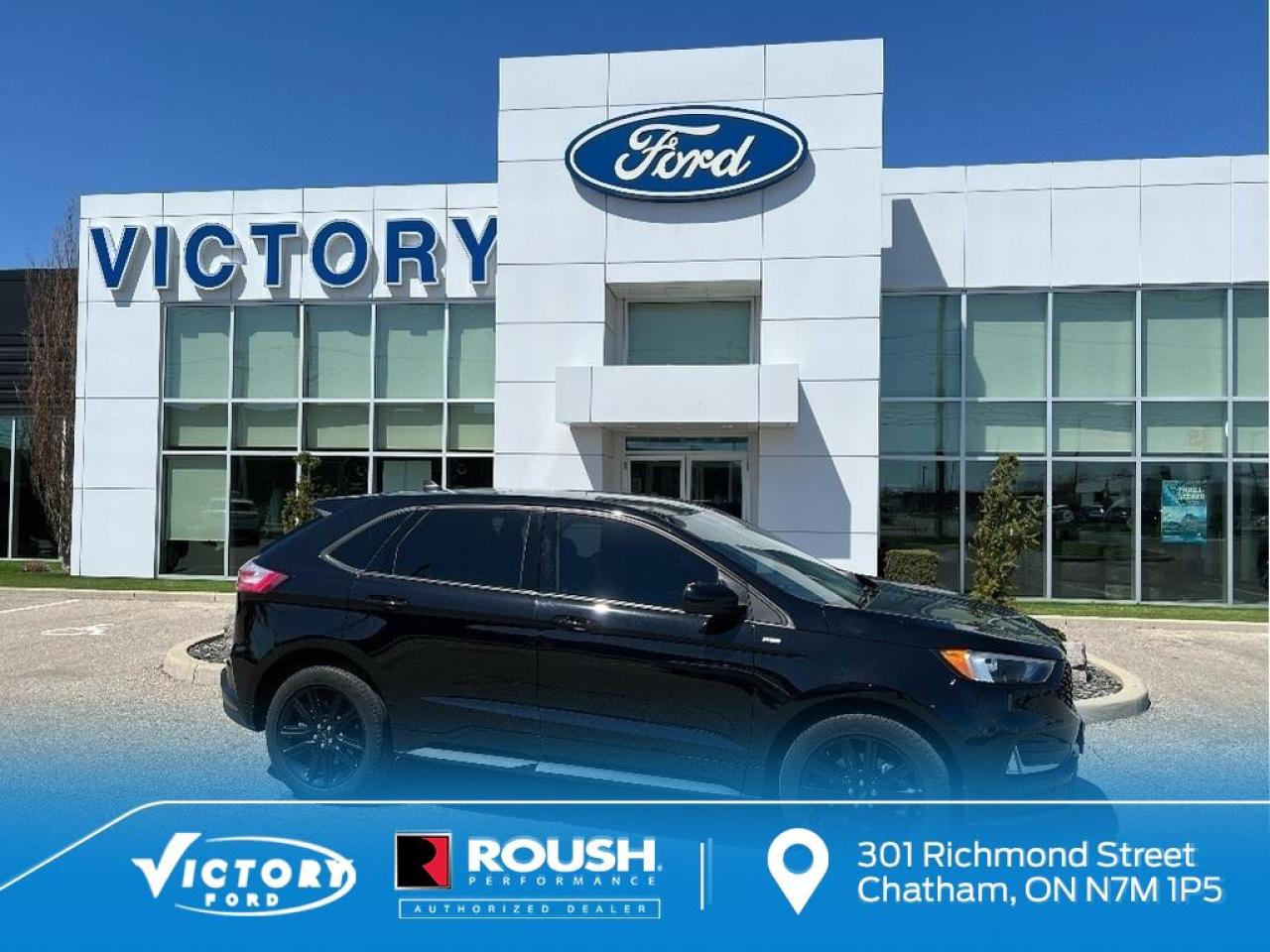 Used 2021 Ford Edge ST Line | panoramic roof | Navigation | Bluetooth for sale in Chatham, ON