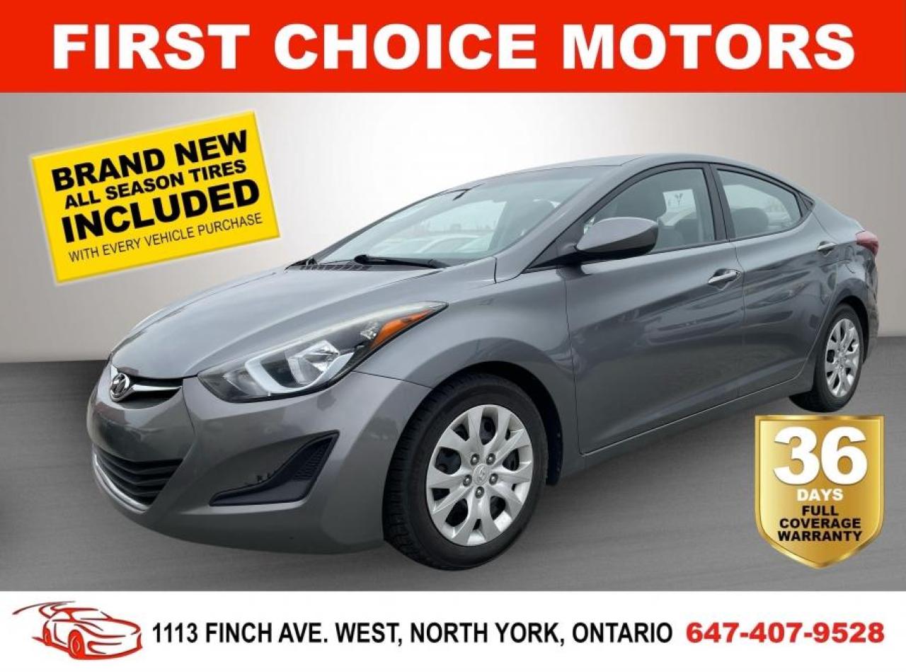 Used 2014 Hyundai Elantra GL ~AUTOMATIC, FULLY CERTIFIED WITH WARRANTY!!!~ for sale in North York, ON