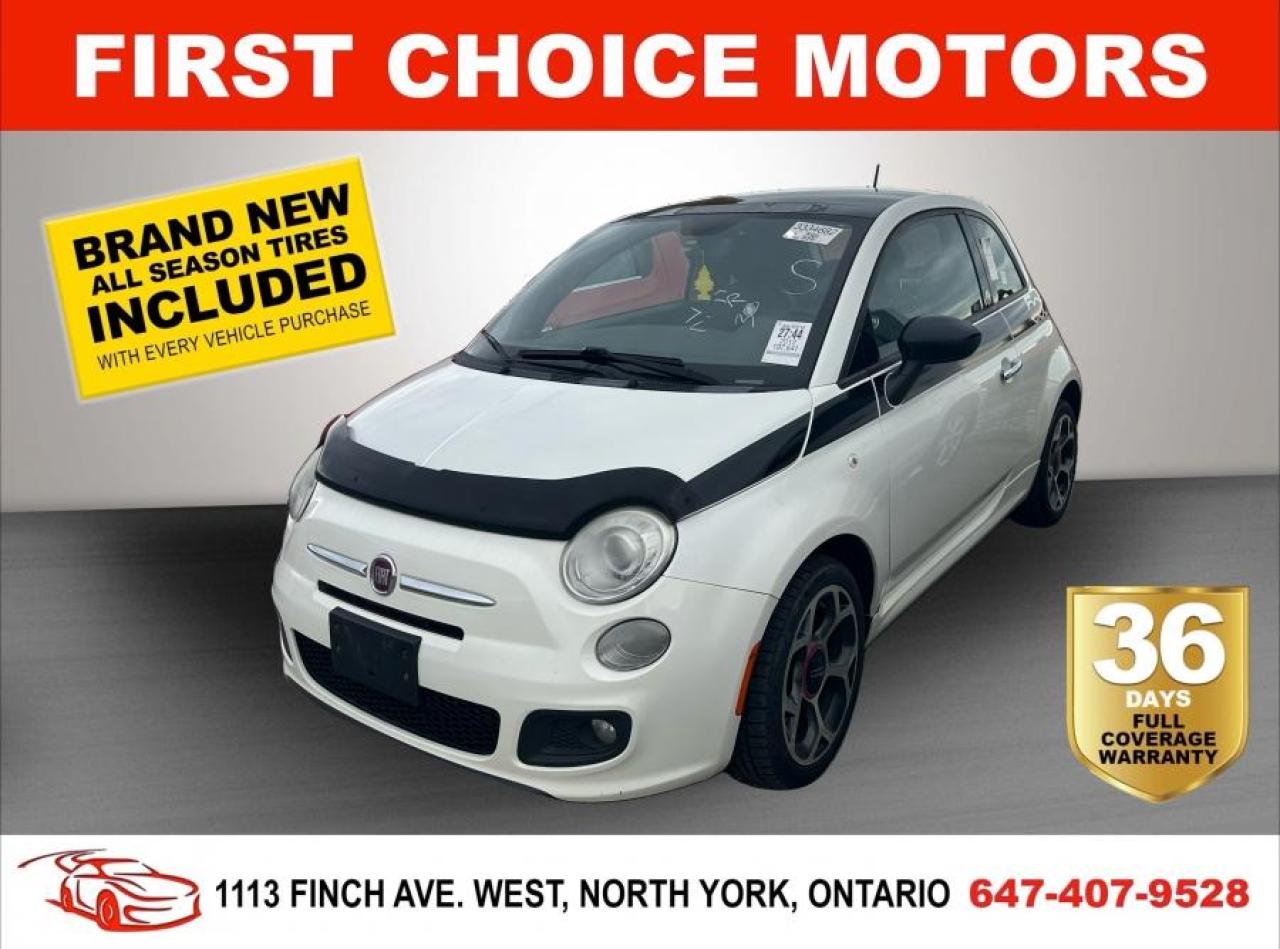 Used 2012 Fiat 500 SPORT ~MANUAL, FULLY CERTIFIED WITH WARRANTY!!!!~ for sale in North York, ON