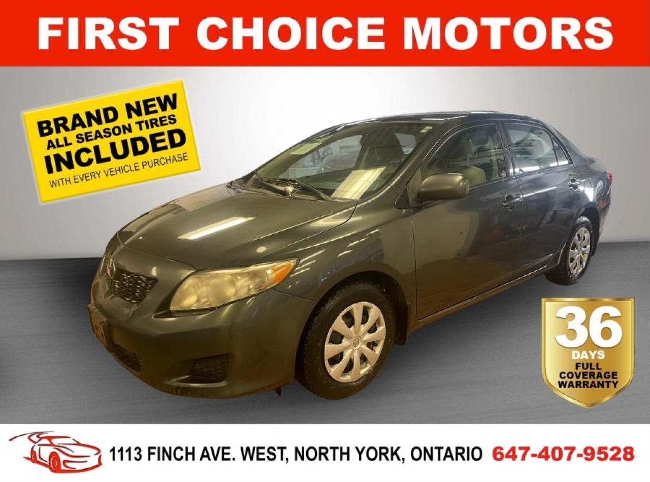 Used 2009 Toyota Corolla CE ~AUTOMATIC, FULLY CERTIFIED WITH WARRANTY!!!~ for sale in North York, ON