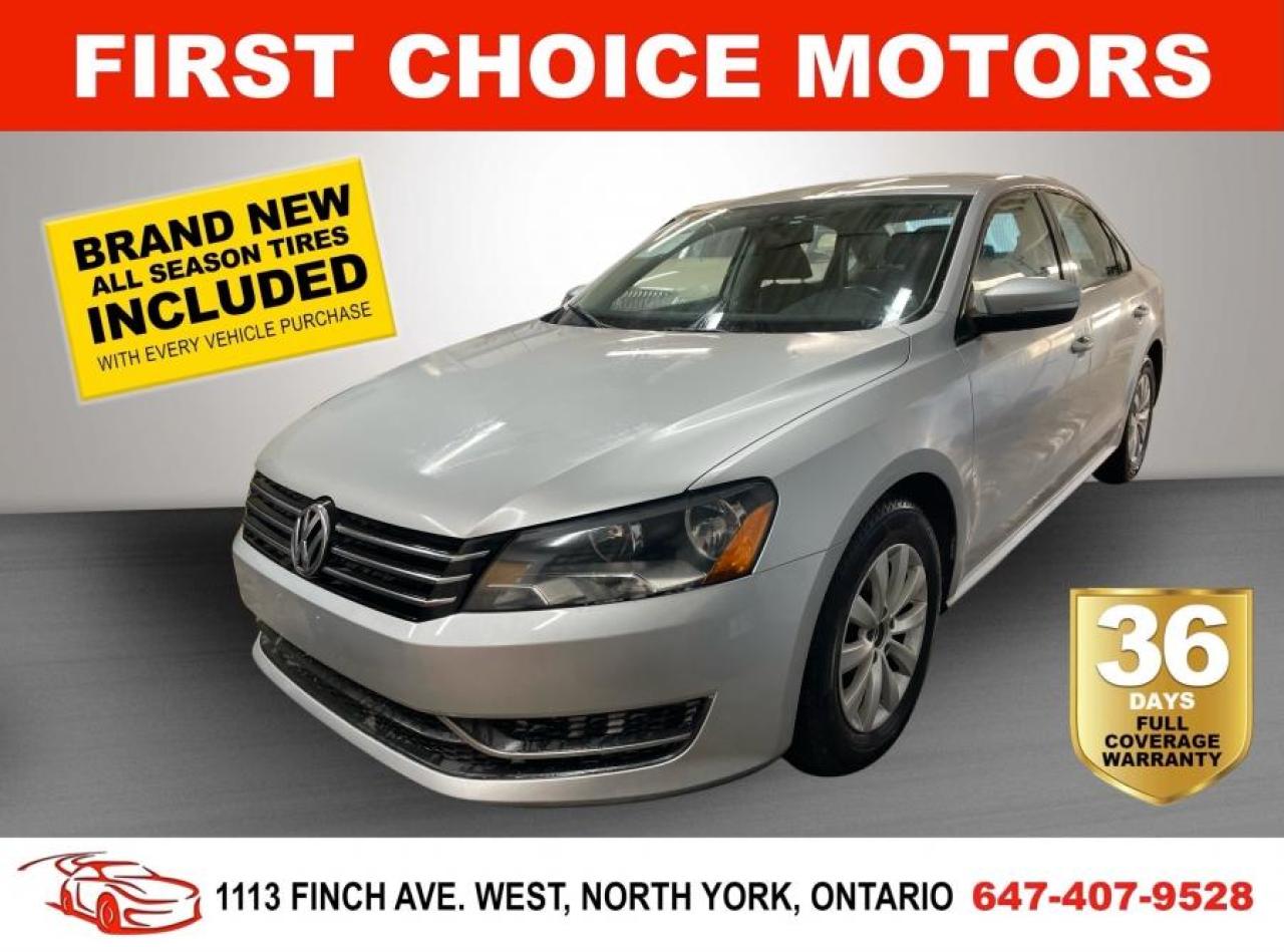 Used 2013 Volkswagen Passat TRENDLINE ~AUTOMATIC, FULLY CERTIFIED WITH WARRANT for sale in North York, ON