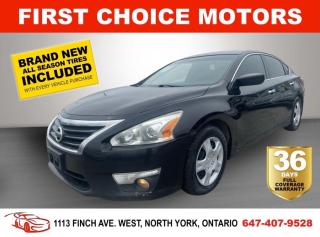 Used 2013 Nissan Altima SV ~AUTOMATIC, FULLY CERTIFIED WITH WARRANTY!!!~ for sale in North York, ON