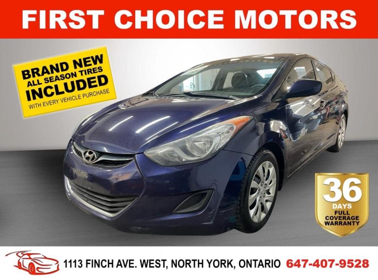 Used 2013 Hyundai Elantra GL ~AUTOMATIC, FULLY CERTIFIED WITH WARRANTY!!!~ for sale in North York, ON