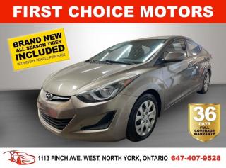Used 2015 Hyundai Elantra GL ~AUTOMATIC, FULLY CERTIFIED WITH WARRANTY!!!~ for sale in North York, ON