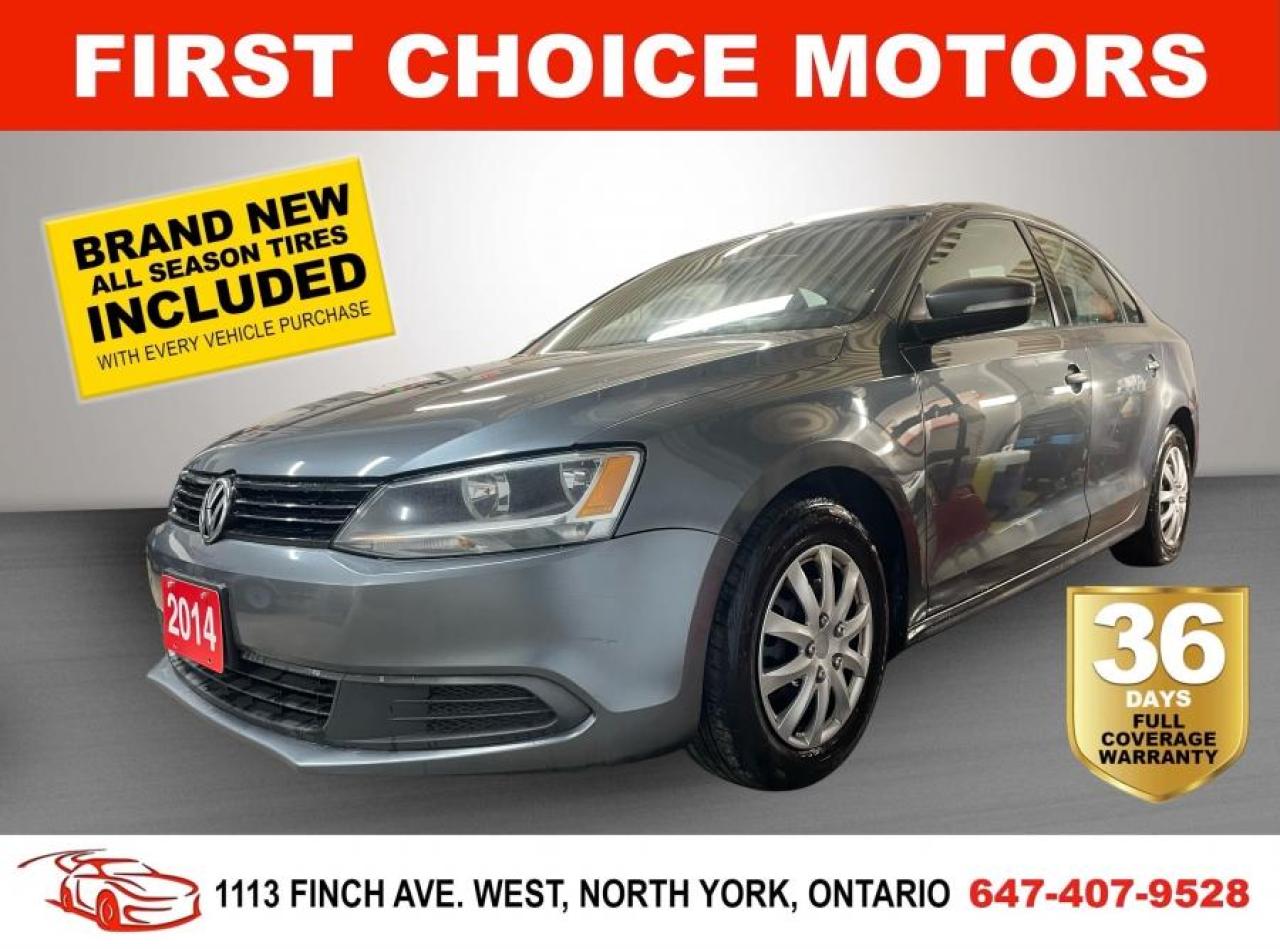 Used 2014 Volkswagen Jetta TRENDLINE ~AUTOMATIC, FULLY CERTIFIED WITH WARRANT for sale in North York, ON