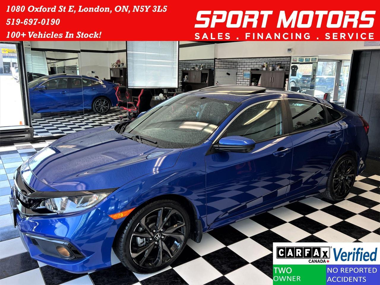 Used 2019 Honda Civic Sport+Roof+ApplePlay+Remote Start+CLEAN CARFAX for sale in London, ON