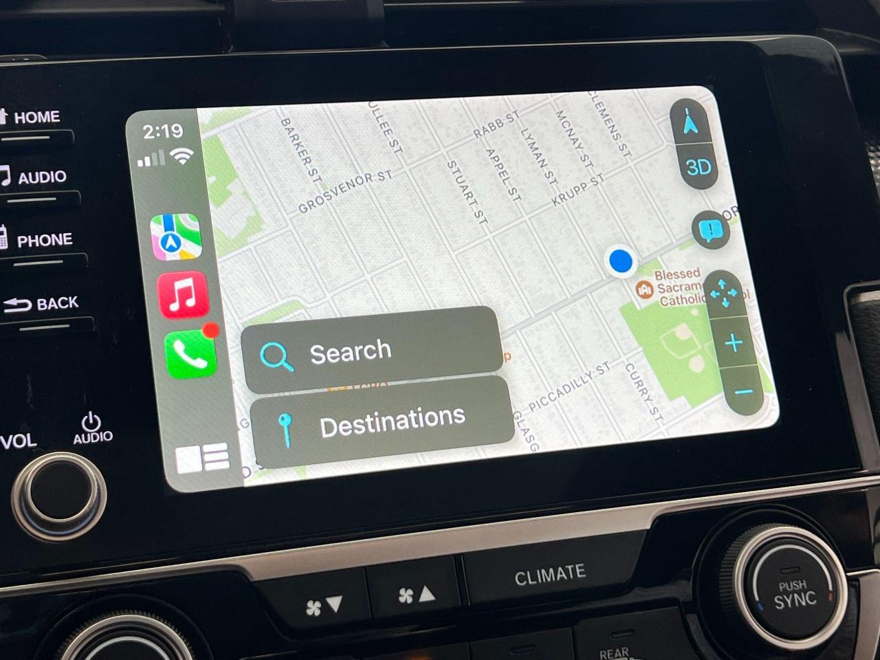 2019 Honda Civic Sport+Roof+ApplePlay+Remote Start+CLEAN CARFAX Photo92