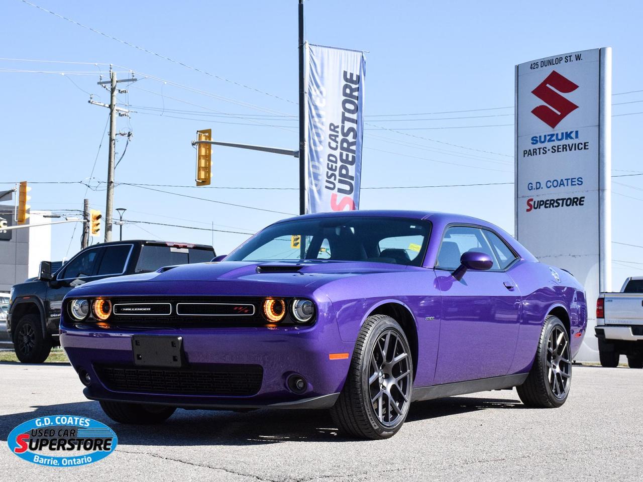 Used 2016 Dodge Challenger R/T Plus ~HEMI ~8-Speed ~Nav ~Cam ~Leather ~Roof for sale in Barrie, ON