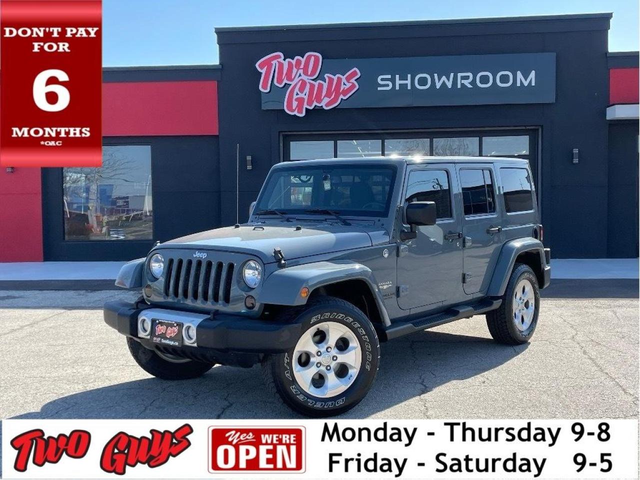 Used 2015 Jeep Wrangler UNLIMITED 4WD 4DR SAHARA for sale in St Catharines, ON