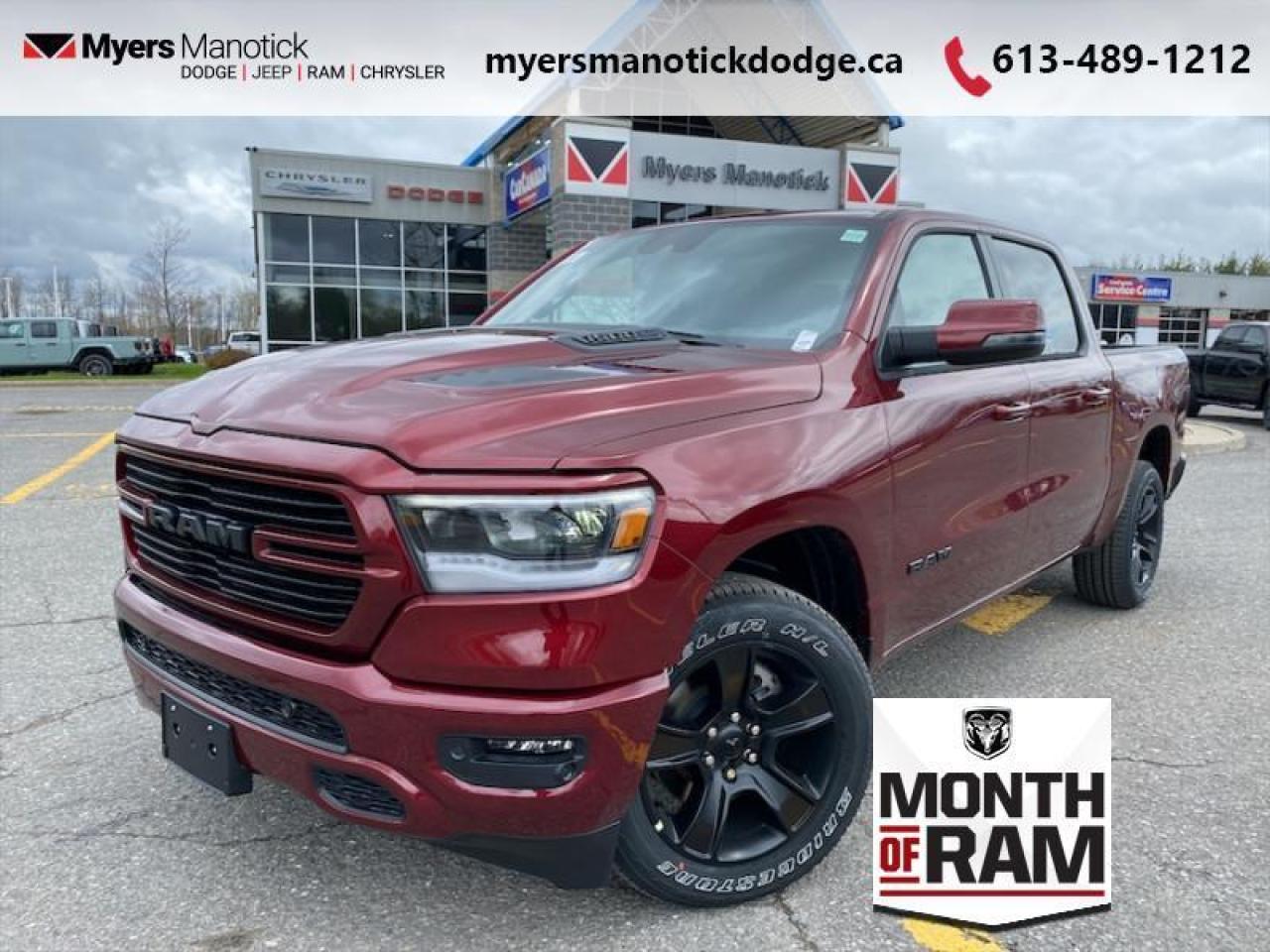 New 2023 RAM 1500 Sport  - Navigation -  Heated Seats - $237.26 /Wk for sale in Ottawa, ON