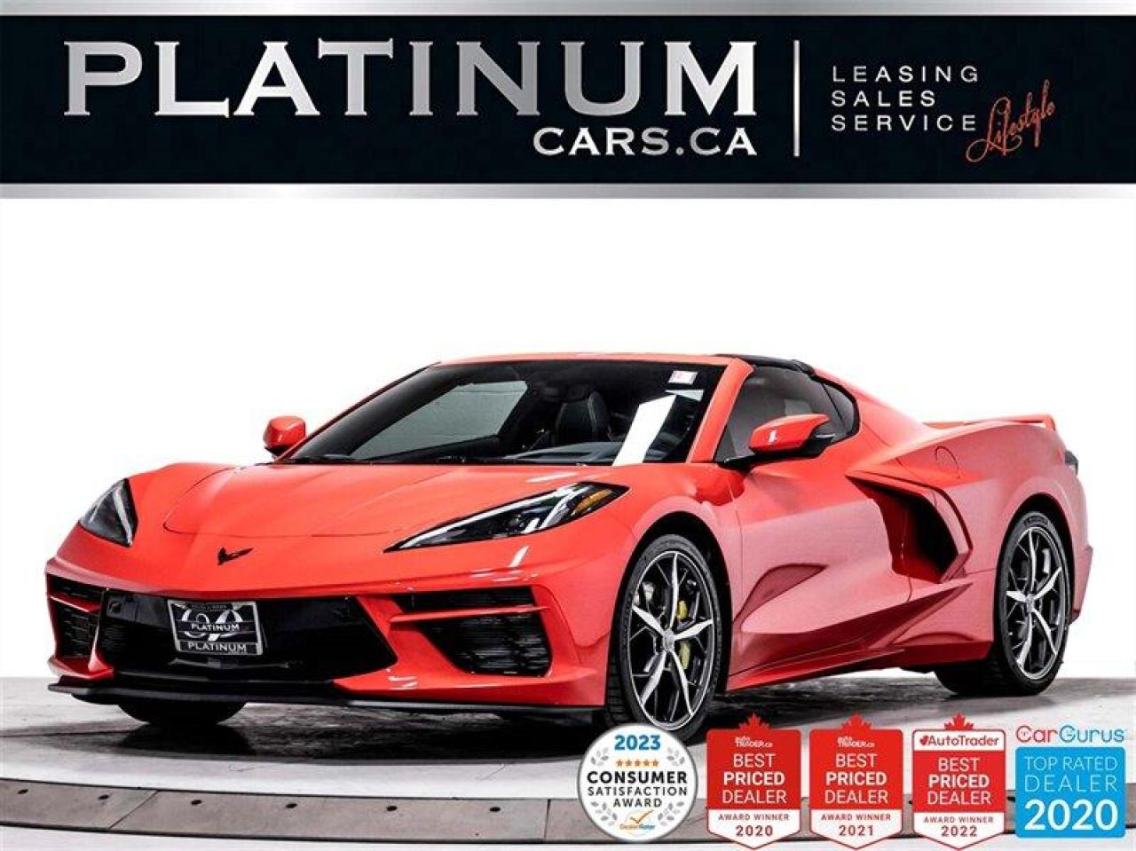 Used 2020 Chevrolet Corvette Stingray, Z51, 3LT, 495HP, GT2 CARBON SEATS, HUD for sale in Toronto, ON