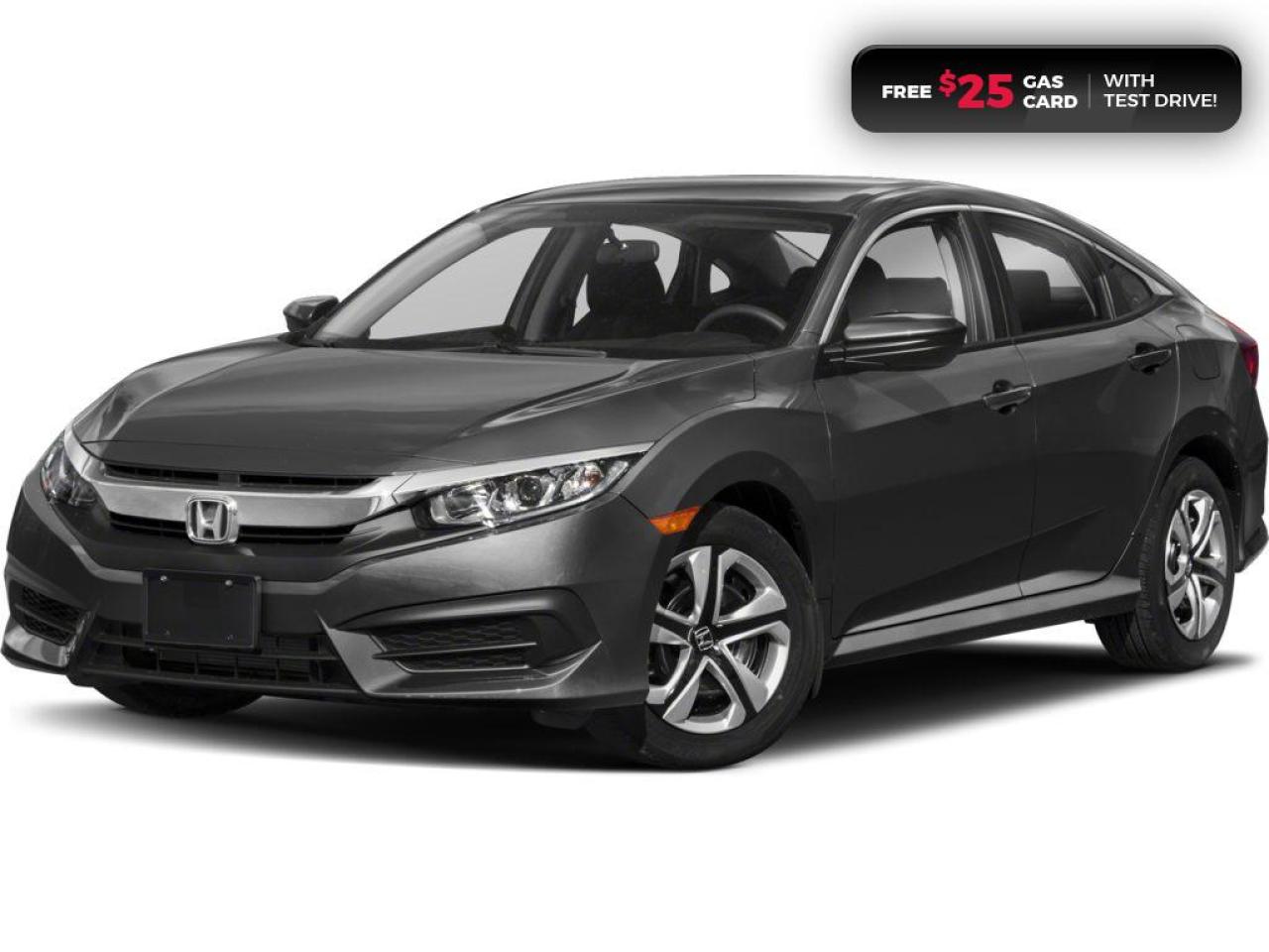 Used 2018 Honda Civic LX MANUAL | APPLE CARPLAY™ & ANDROID AUTO™ | REARVIEW CAMERA for sale in Cambridge, ON