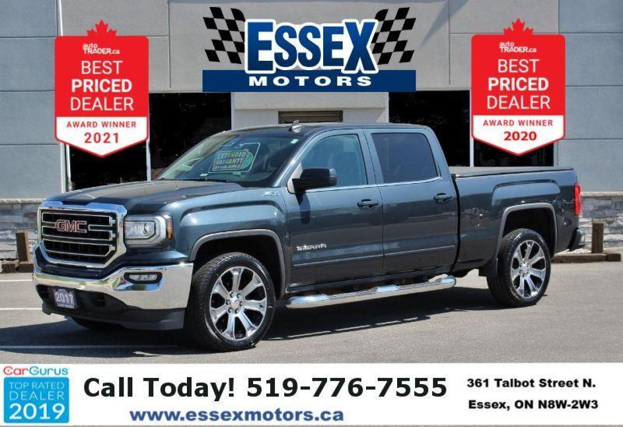 2017 GMC Sierra 1500 SLE 4x4*Heated Seats*CarPlay*Rear Cam*OnStar*Navi