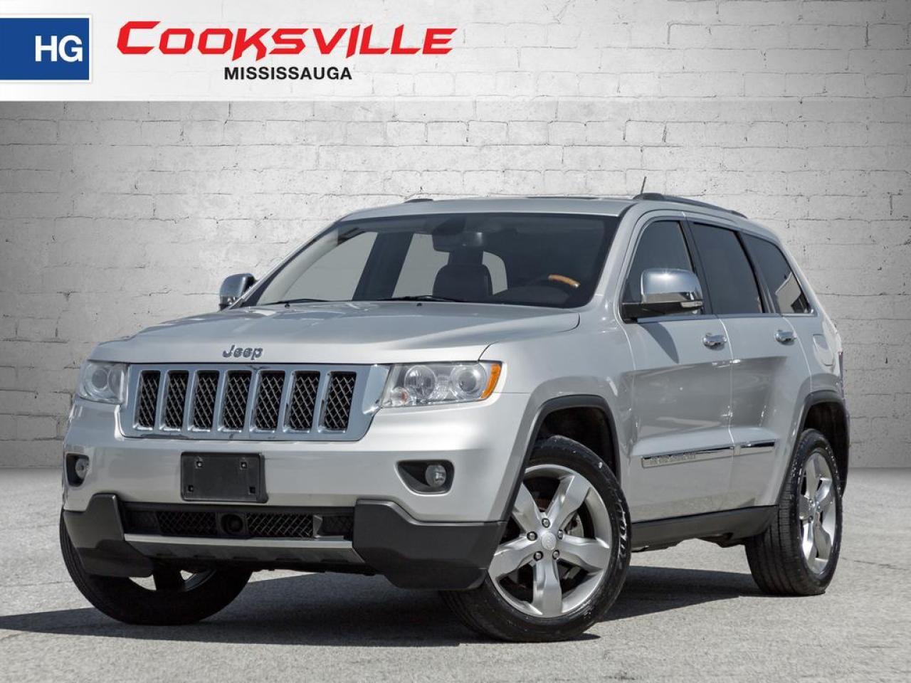 Used 2012 Jeep Grand Cherokee Overland, NAV, SUNROOF, VENTED SEATS, REAR TV, 4X4 for sale in Mississauga, ON