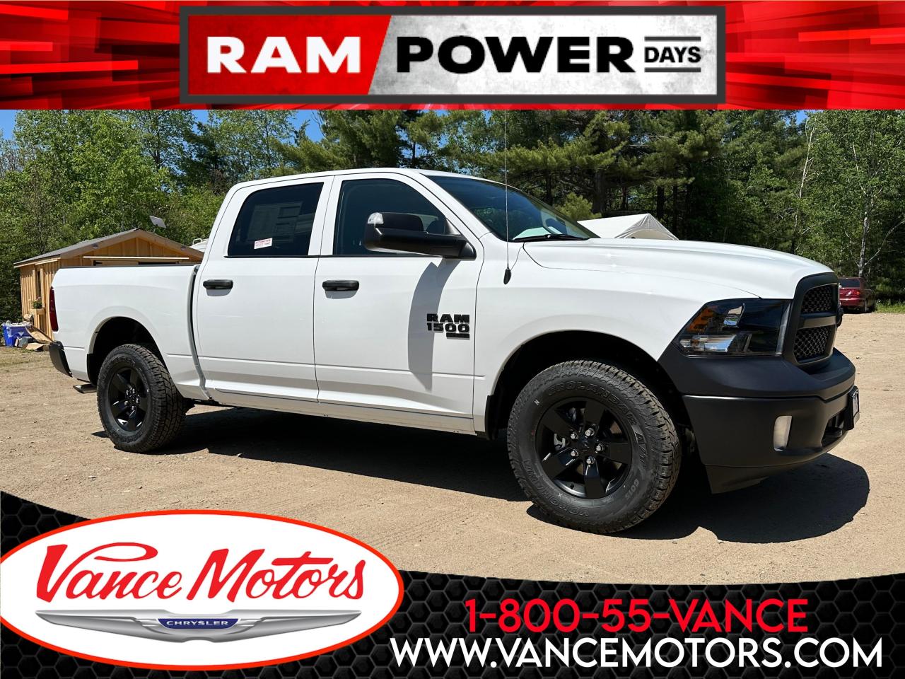 New 2023 RAM 1500 Classic Tradesman 4X4...V6*BLUETOOTH*TOW! for sale in Bancroft, ON