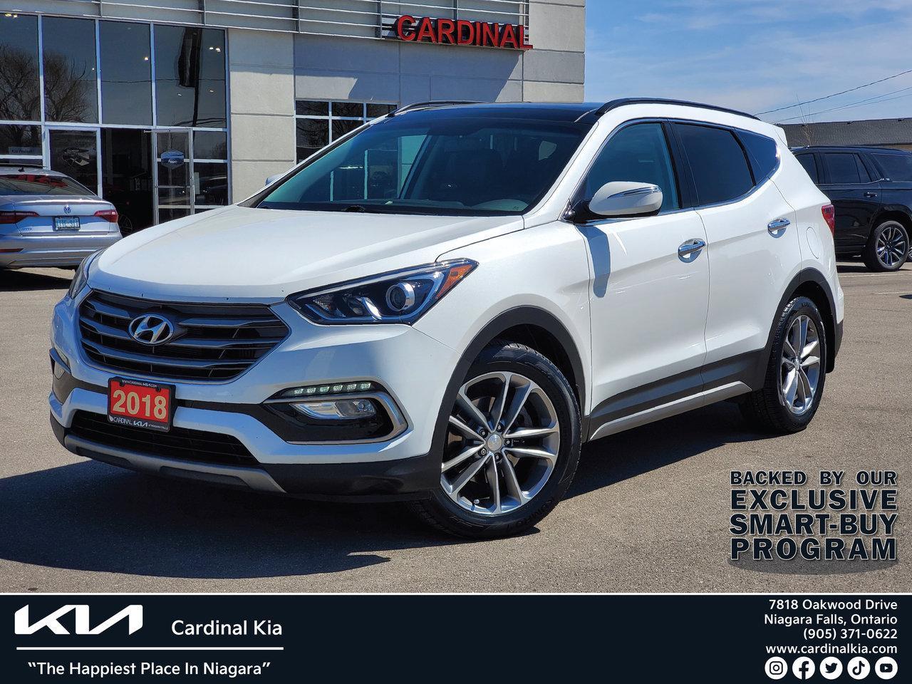 Used 2018 Hyundai Santa Fe Sport 2.0T SE, Panoramic Roof, Heated Leather Seats, AWD for sale in Niagara Falls, ON