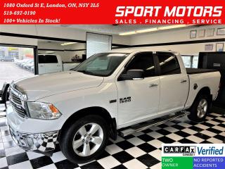 Used 2016 RAM 1500 SLT CREW 5.7L V8+GPS+Camera+RMT Start+CLEAN CARFAX for sale in London, ON